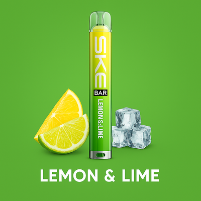 SKE Crystal BAR Prefilled Vape Kit – Lemon and Lime