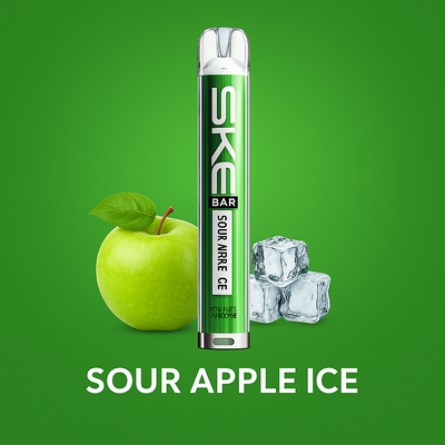 SKE Crystal BAR Prefilled Vape Kit – Sour Apple Ice
