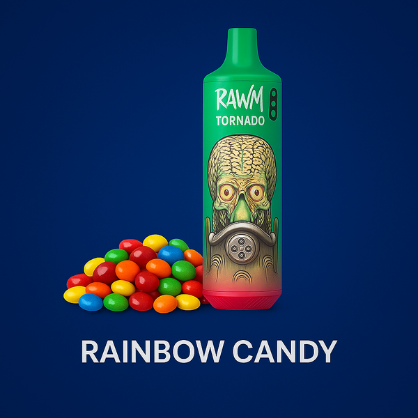 RandM Tornado 9000 Vape – Rainbow Candy