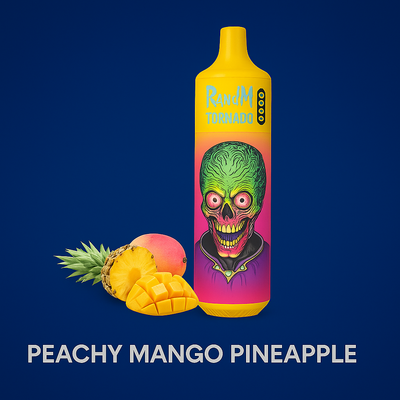 RandM Tornado 9000 Vape – Peachy Mango Pineapple