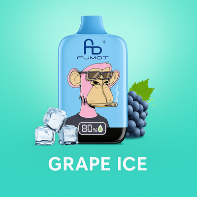 Fumot 12000 Digital Vape – Grape Ice