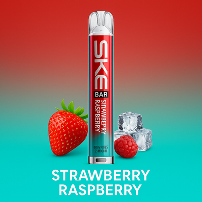 SKE Crystal BAR Prefilled Vape Kit – Strawberry Raspberry