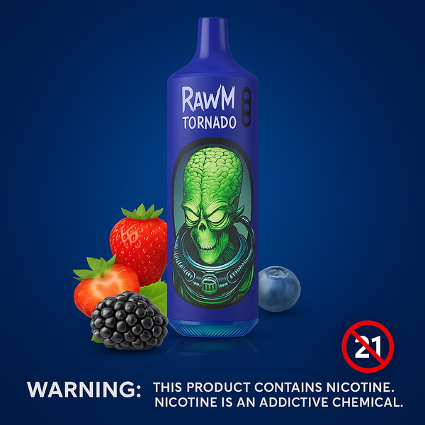 RandM Tornado 9000 Vape – Mr Blue