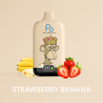 Fumot 12000 Digital Vape – Strawberry Banana