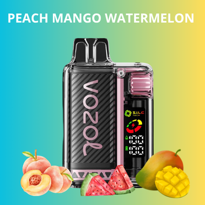 Vozol Vista 20000 – Peach Mango Watermelon Vape